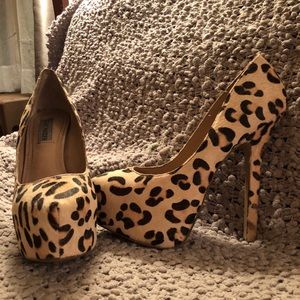 Size 7.5 Steve Madden Leopard Print 5in Heels